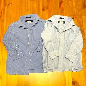 Bundle of Crewcuts Boy’s Size 2T Long Sleeve Dress Shirts